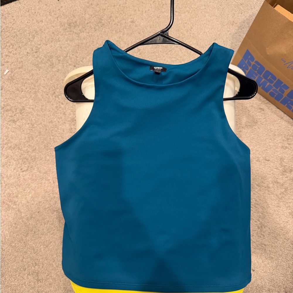 Express Vibrant Yellow Tank Top - Picture 3 of 5